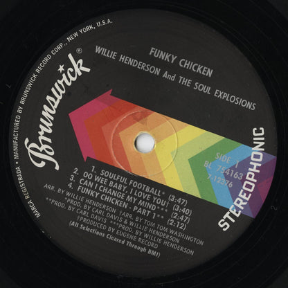 Willie Henderson And The Soul Explosions / ウィリー・ヘンダーソン / Funky Chicken (BL 754163)