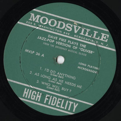 Dave Pike – Plays The Jazz Version Of Oliver! (MVLP36) LP 1963 US Moosville | 中古LP