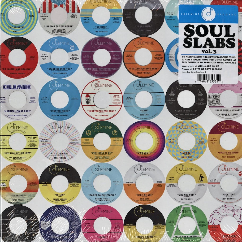 V.A. - Soul Slabs Vol.3 (CLMN 12045) 2023 US Colemine｜新品2LP