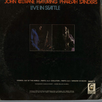 John Coltrane Featuring Pharoah Sanders - Live In Seattle (AS-9202-2) 1971 US Impulse｜中古LP