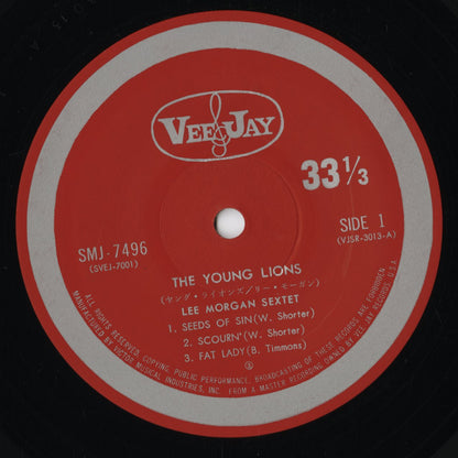 Lee Morgan / Wayne Shorter - The Young Lions (SMJ-7496) LP 1968 JPN Vee Jay｜中古LP