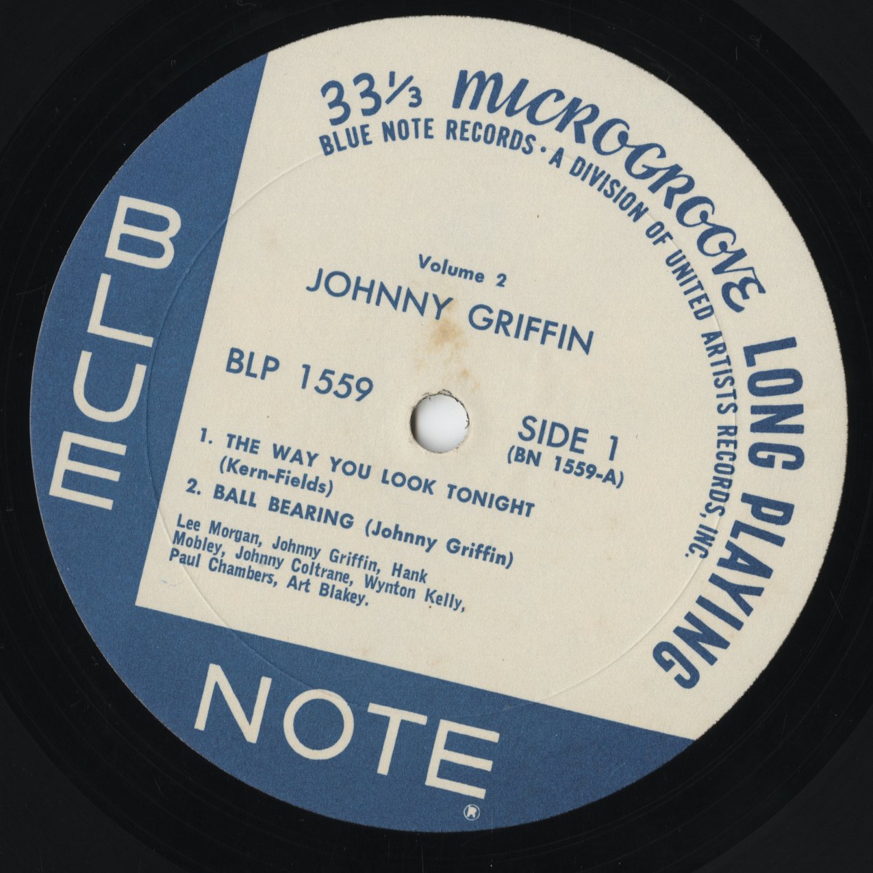 Johnny Griffin - A Blowing Session (BLP 1559) 1972 US Blue Note｜中古LP
