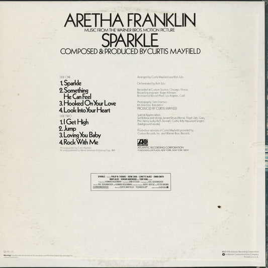 Aretha Franklin – Sparkle (SD 18176) 1976 US Atlantic｜中古LP