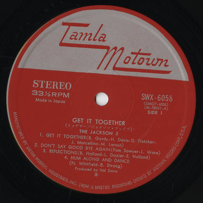The Jackson 5 - Get It Together (SWX-6058) 1973 JPN Tamla Motown｜中古LP