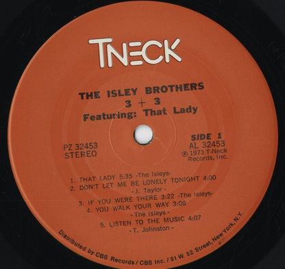 The Isley Brothers - 3+3 (PZ 32453) 1980's US T-Neck｜中古LP