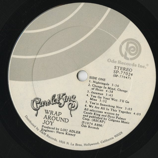 Carole King / キャロル・キング / Wrap Around Joy (SP77024)