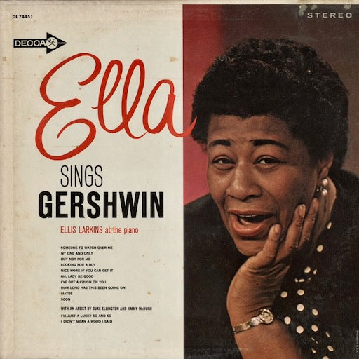 Ella Fitzgerald - Ella Sings Gershwin (DL 74451) LP 1963 US Decca｜中古LP エラ・フィッツジェラルド