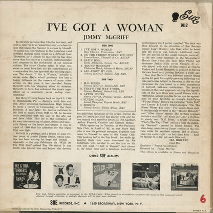 Jimmy McGriff – I’ve Got A Woman (STLP 1012) 1962 US SUE｜中古LP