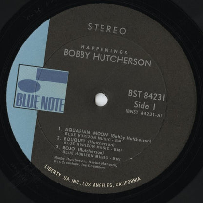 Bobby Hutcherson - Happenings (BST 84231) LP 1970 US Blue Note｜中古LP