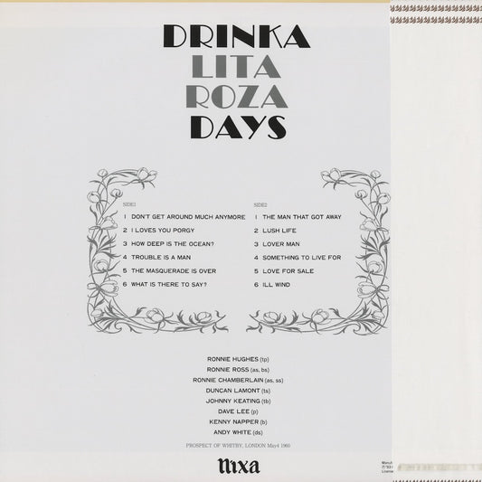 Lita Roza – Dorinka Lita Roza Days (NLP6007) LP 1993 JPN NORMA｜中古LP