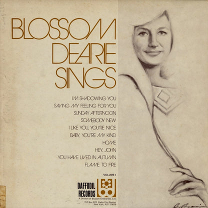 Blossom Dearie – Sings Vol.1 (BMD 101) LP 1973 US Daffodil｜中古LP