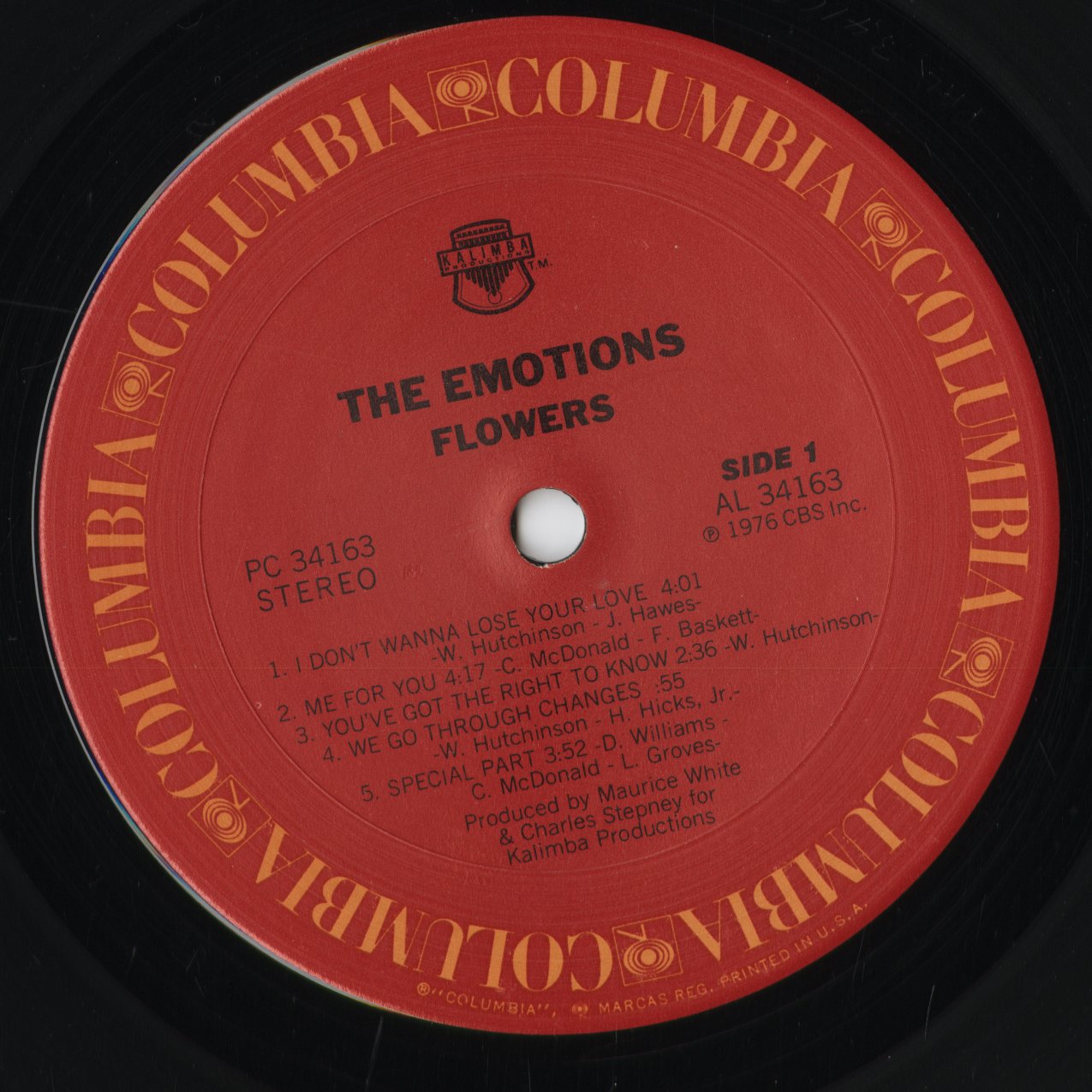 The Emotions - Flowers (PC 34163) 1976 US Columbia｜中古LP