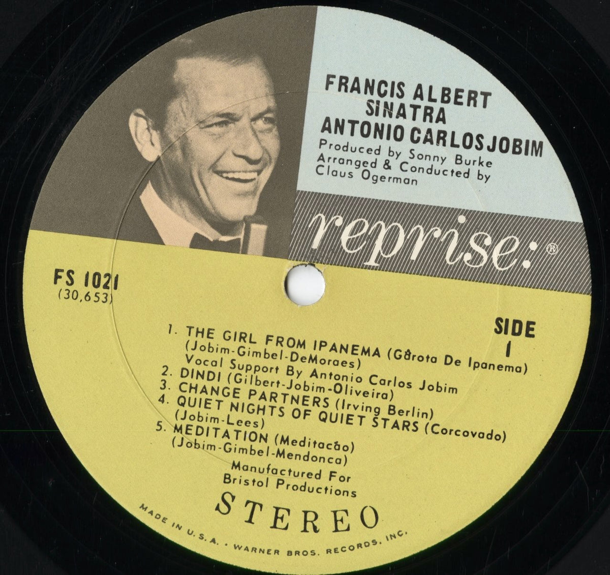 Francis Albert Sinatra & Antonio Carlos Jobim  (FS 1021) 1967 US Reprise｜中古LP
