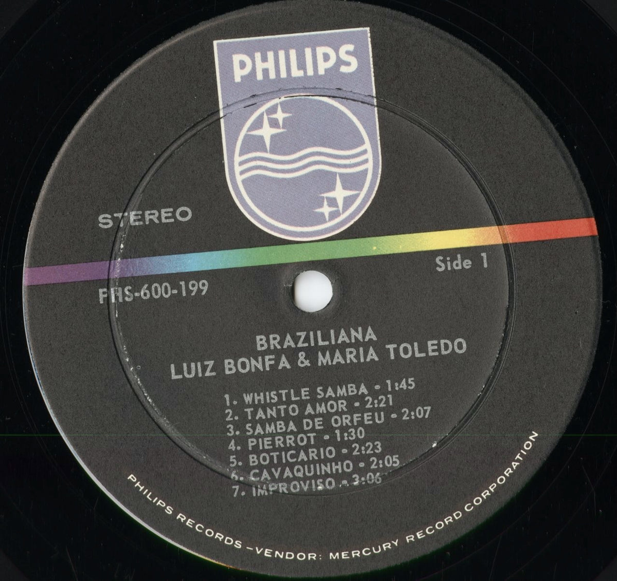 Luiz Bonfa & Maria Toledo - Braziliana (PHS 600-199) 1965 US Philips｜中古LP