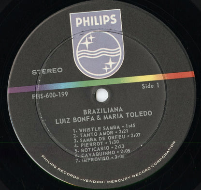 Luiz Bonfa & Maria Toledo - Braziliana (PHS 600-199) 1965 US Philips｜中古LP