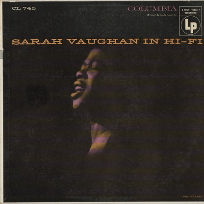 Sarah Vaughan / サラ・ヴォーン / Sarah Vaughan In Hi-Fi (CL745)