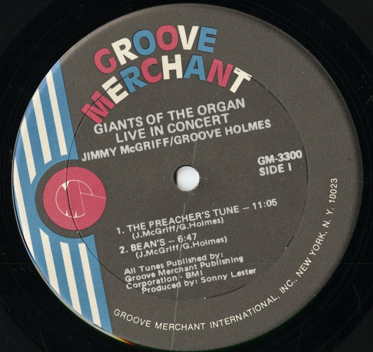 Jimmy McGriff, Groove Holmes - Giants Of The Organ In Concert (GM 3300) 1973 US Groove Merchant｜中古2LP