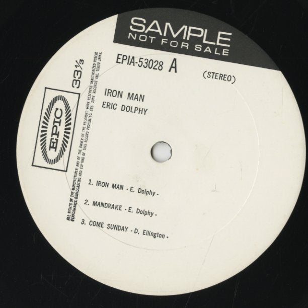 Eric Dolphy / エリック・ドルフィ / Iron Man (EPIA53028)