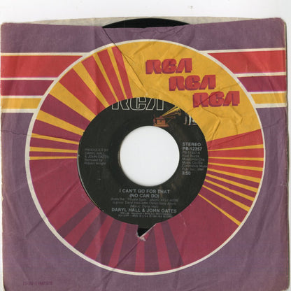 Daryl Hall & John Oates / ホール＆オーツ / I Can’t Go For That (No Can Do) / Unguarded Minute -7 (PB-12357)