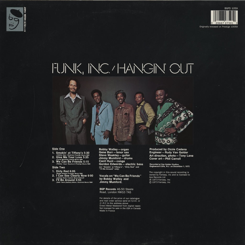 Funk Inc. / ファンク・インク / Hangin' Out (BGPD 1059)