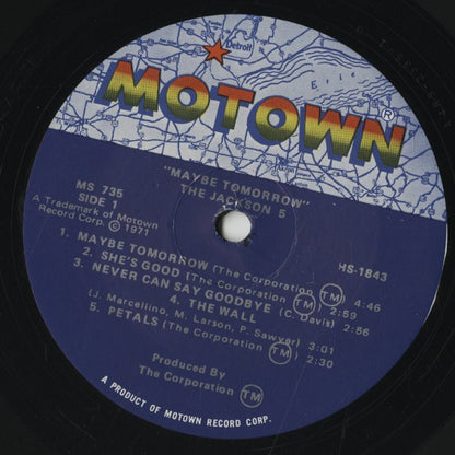 Jackson 5 / ジャクソン・ファイヴ / Maybe Tomorrow (MS 735)