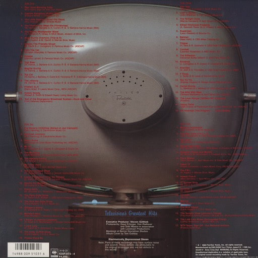 Various - Television's Greatest Hits (65 TV Themes! From The 50's And 60's) (42AP 3173~4) 1986 JPN CBS-SONY｜中古LP