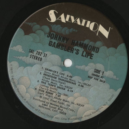 Johnny Hammond / ジョニー・ハモンド / Gambler's Life (SAL702S1)