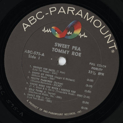 Tommy Roe / トミー・ロー / Sweet Pea (ABC 575)