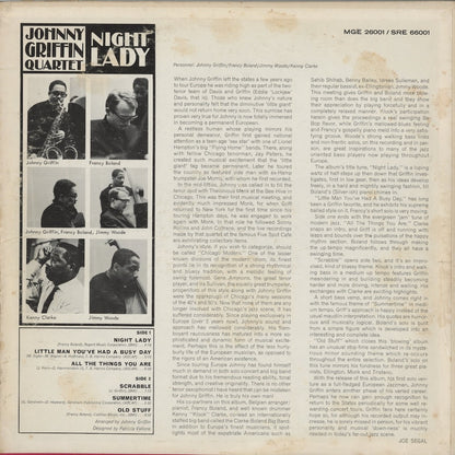 Johnny Griffin / ジョニー・グリフィン / Night Lady (SRE-66001) STEREO