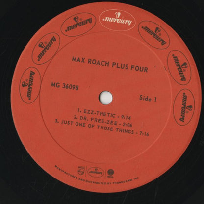 Max Roach - Plus Four (MG 36098) 1970's US Mercury｜中古LP