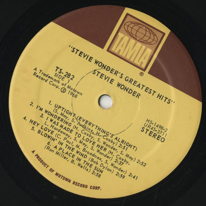 Stevie Wonder / スティーヴィ・ワンダー / Greatest Hits (TS-282)