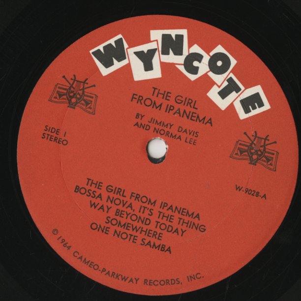 Jimmy Davis and Norma Lee / ジミー・デイヴィス　ノーマ・リー / The Girl From Ipanema (W9028)