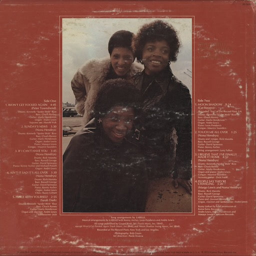 Labelle - Moon Shadow (BS2618) 1972 US Warner Bros.｜中古LP