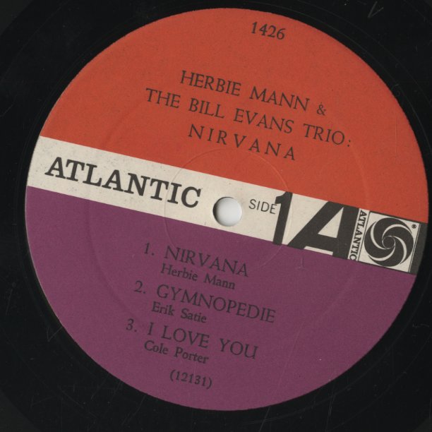 Herbie Mann & The Bill Evans Trio / ハービー・マン　ビル・エヴァンス / Nirvana (1426)