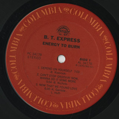 B.T. Express / B.T. エクスプレス / Energy To Burn (PC 34178)
