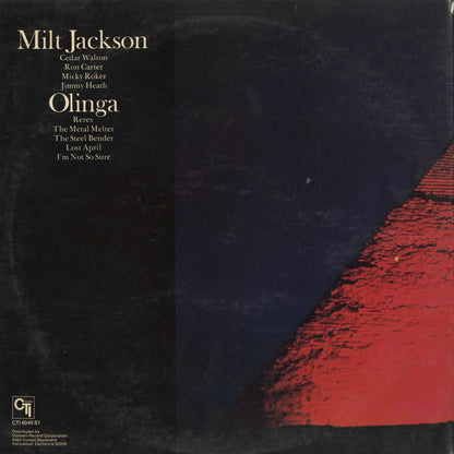 Milt Jackson - Olinga (CTI 6046 S1) 1974 US CTI｜中古LP