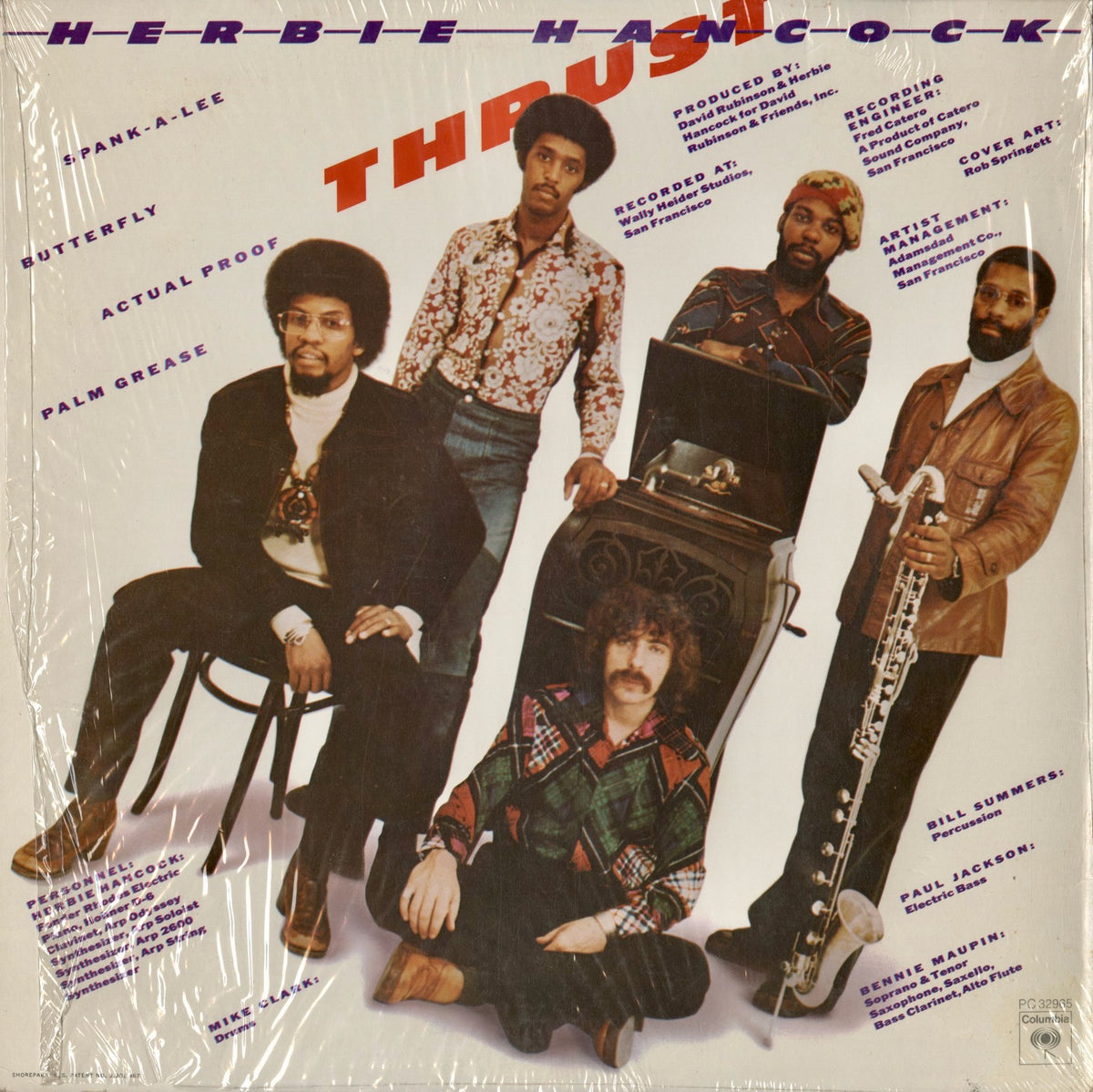 Herbie Hancock - Thrust (PC 32965) 1974 US Columbia｜中古LP