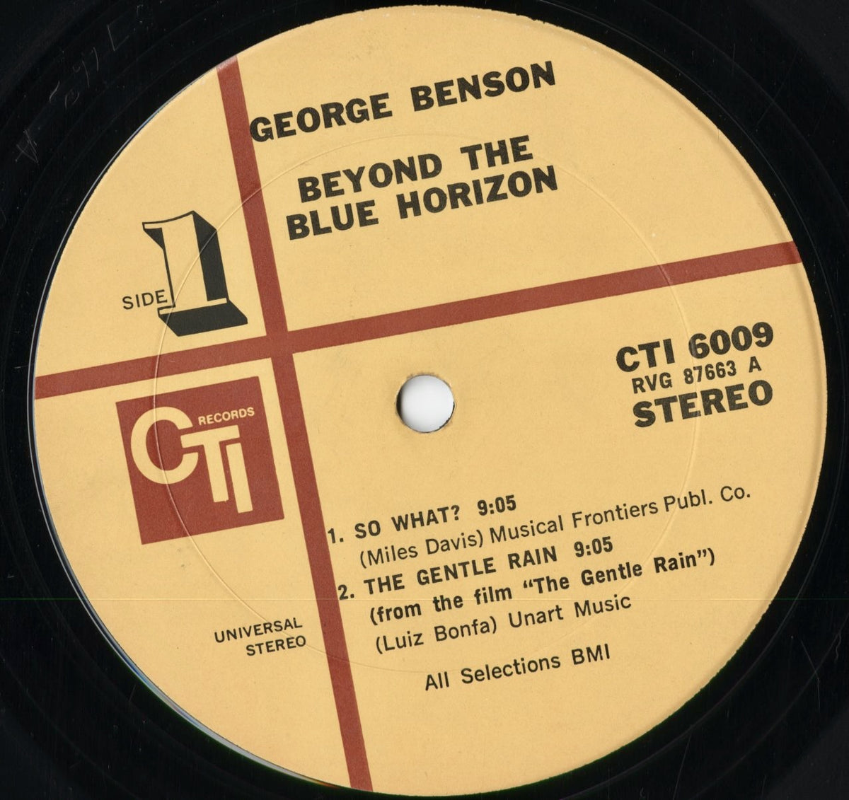 George Benson – Beyond The Blue Horizon (CTI 6009) 1971 US CTI｜中古LP