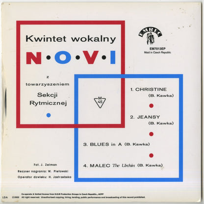 Novi Singers / ノヴィ・シンガーズ / Sekcja Rymiczna-EP (EM7013EP)