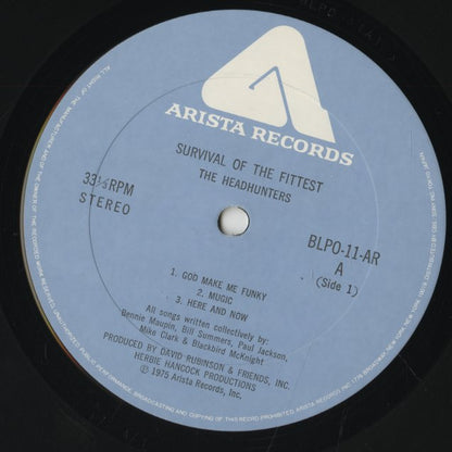 The Headhunters / ヘッドハンターズ / Survival Of The Fittest (BLPO-11-AR)