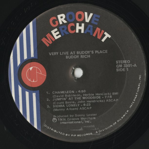 Buddy Rich / バディ・リッチ / Very Live At Buddy's Place (GM 3301)