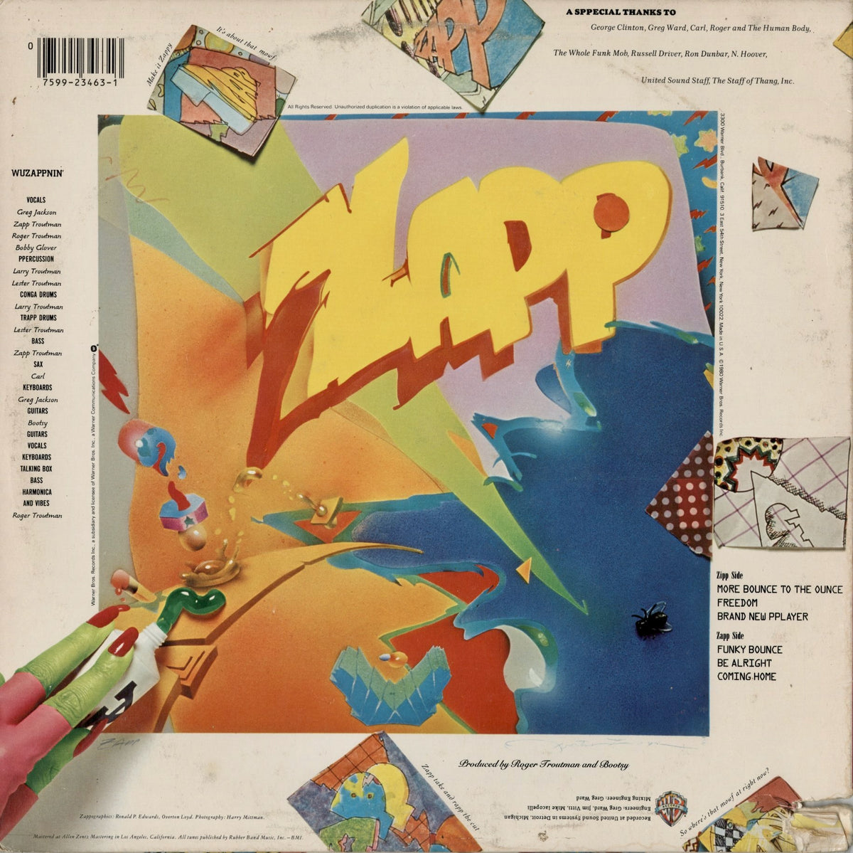Zapp - Zapp (BSK 3463) 1980 US Warner Bros.｜中古LP