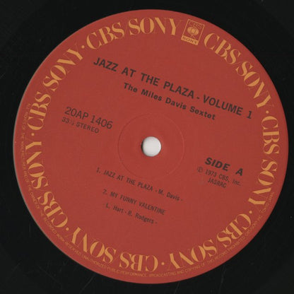 Miles Davis - Jazz At The Plaza Vol.1 (20AP 1406) LP 1979 JPN CBS Sony｜中古LP