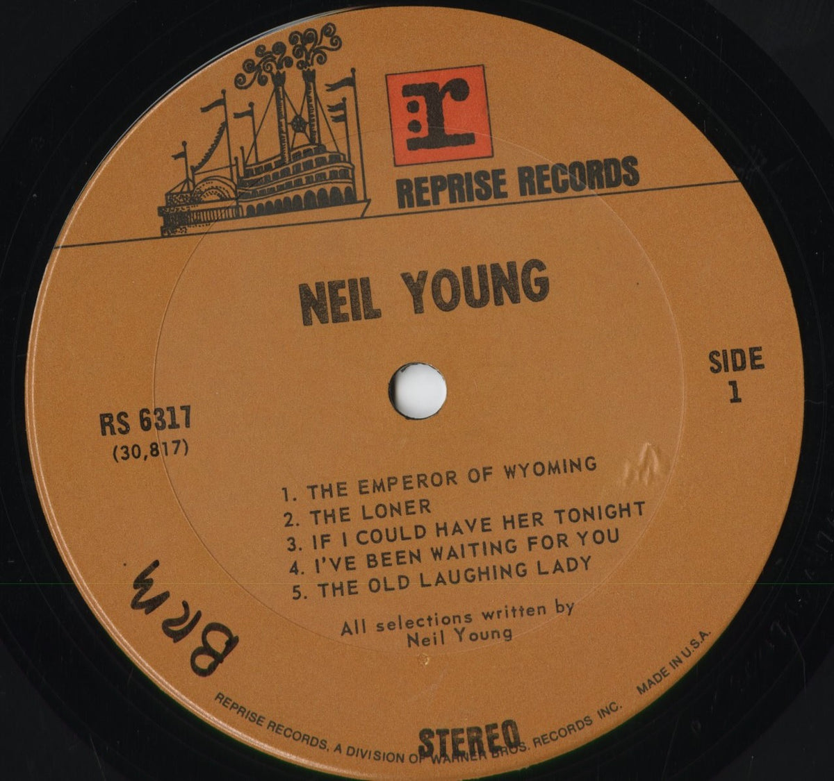Neil Young - Neil Young (RS 6317) 1970 US Reprise｜中古LP