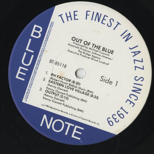 Out Of The Blue / アウト・オブ・ザ・ブルー / O.T.B. (BT 85118)
