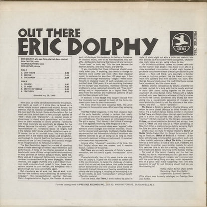 Eric Dolphy - Out There (PR 7652) 1972 US Prestige｜中古LP