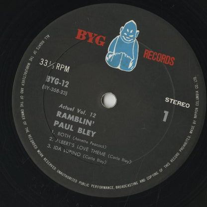 Paul Bley / ポール・ブレイ / Ramblin' (BYG12)