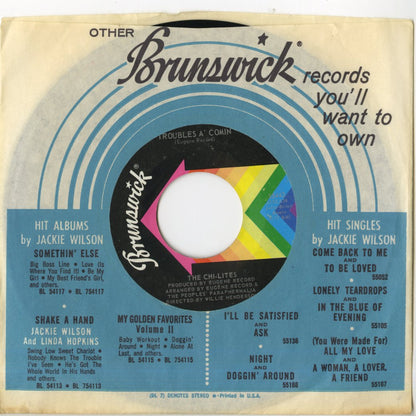 The Chi-Lites / シャイライツ / Are You My Woman / Troubles A' Comin-7 (B55442)