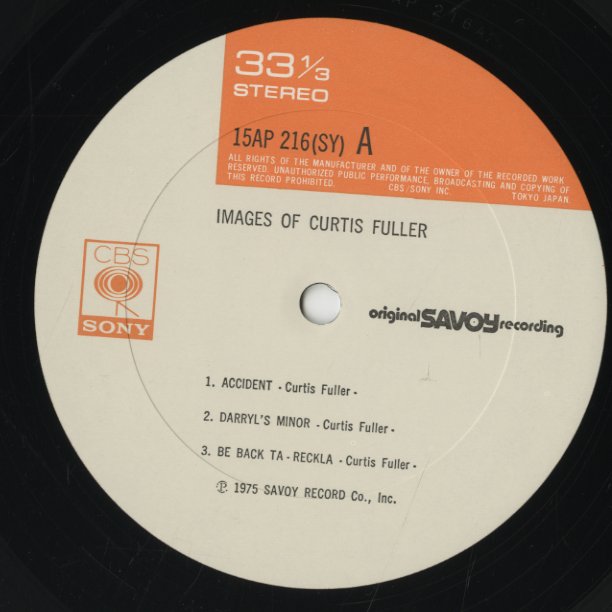 Curtis Fuller / カーティス・フラー / Images (15AP216)