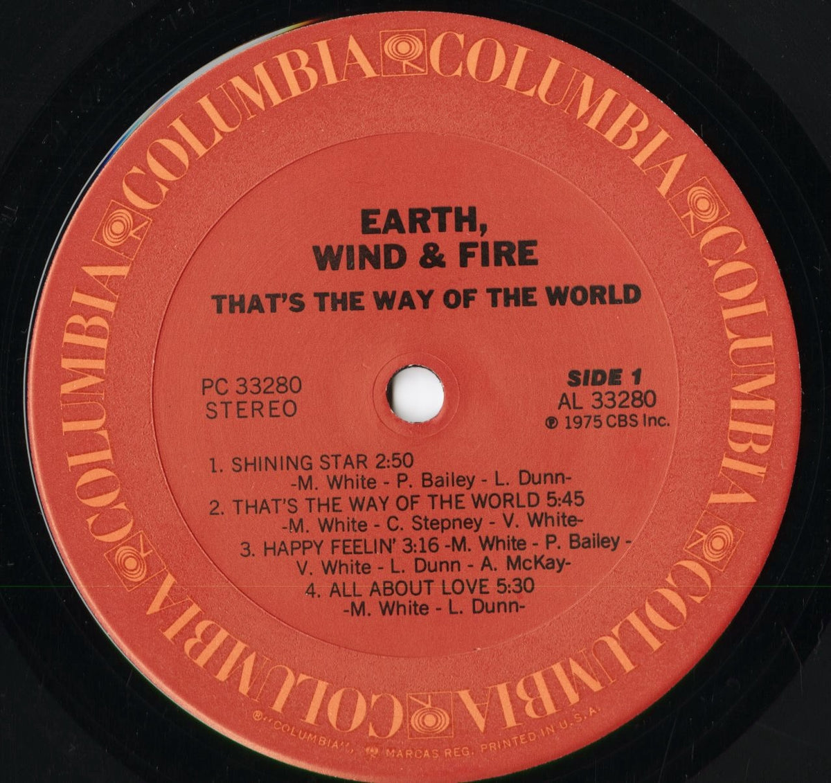 Earth Wind & Fire – That's The Way Of The World (PC 33280) 1975 US Columbia｜中古LP